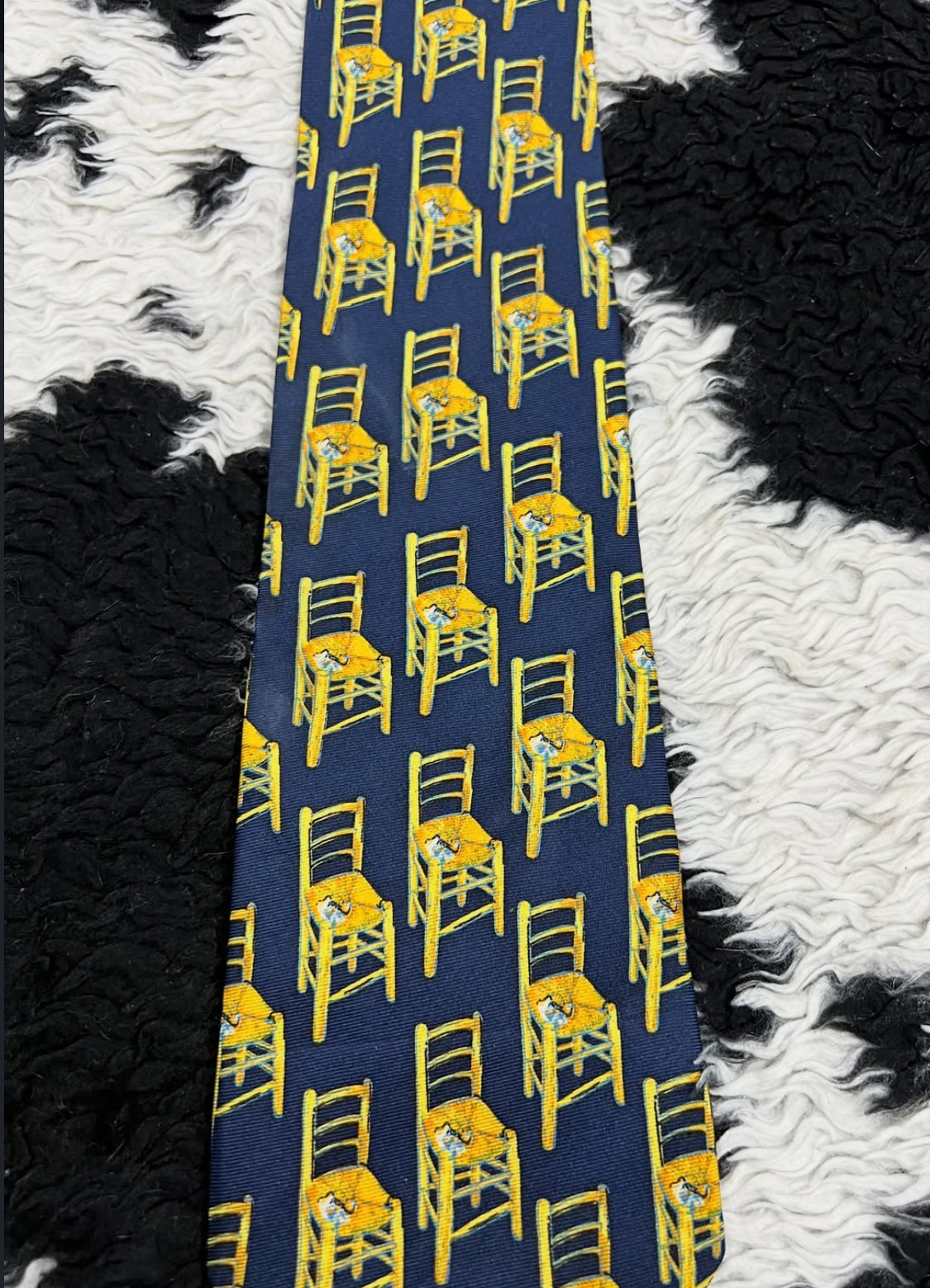 Van Gogh Chair National Gallery Tie