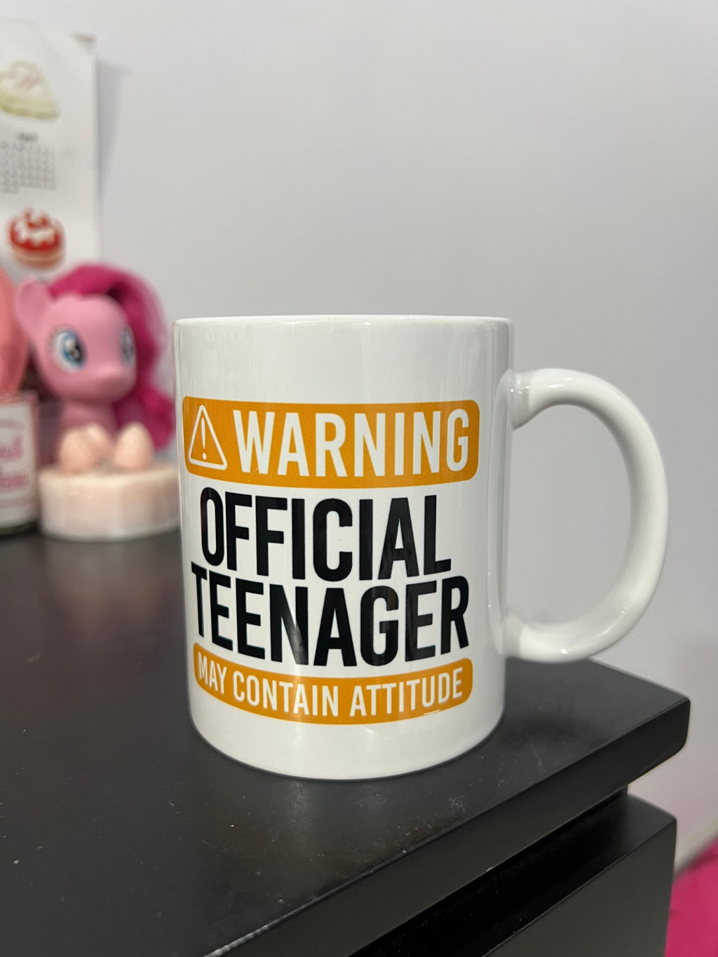 "Warning, Official Teenager!" Mug