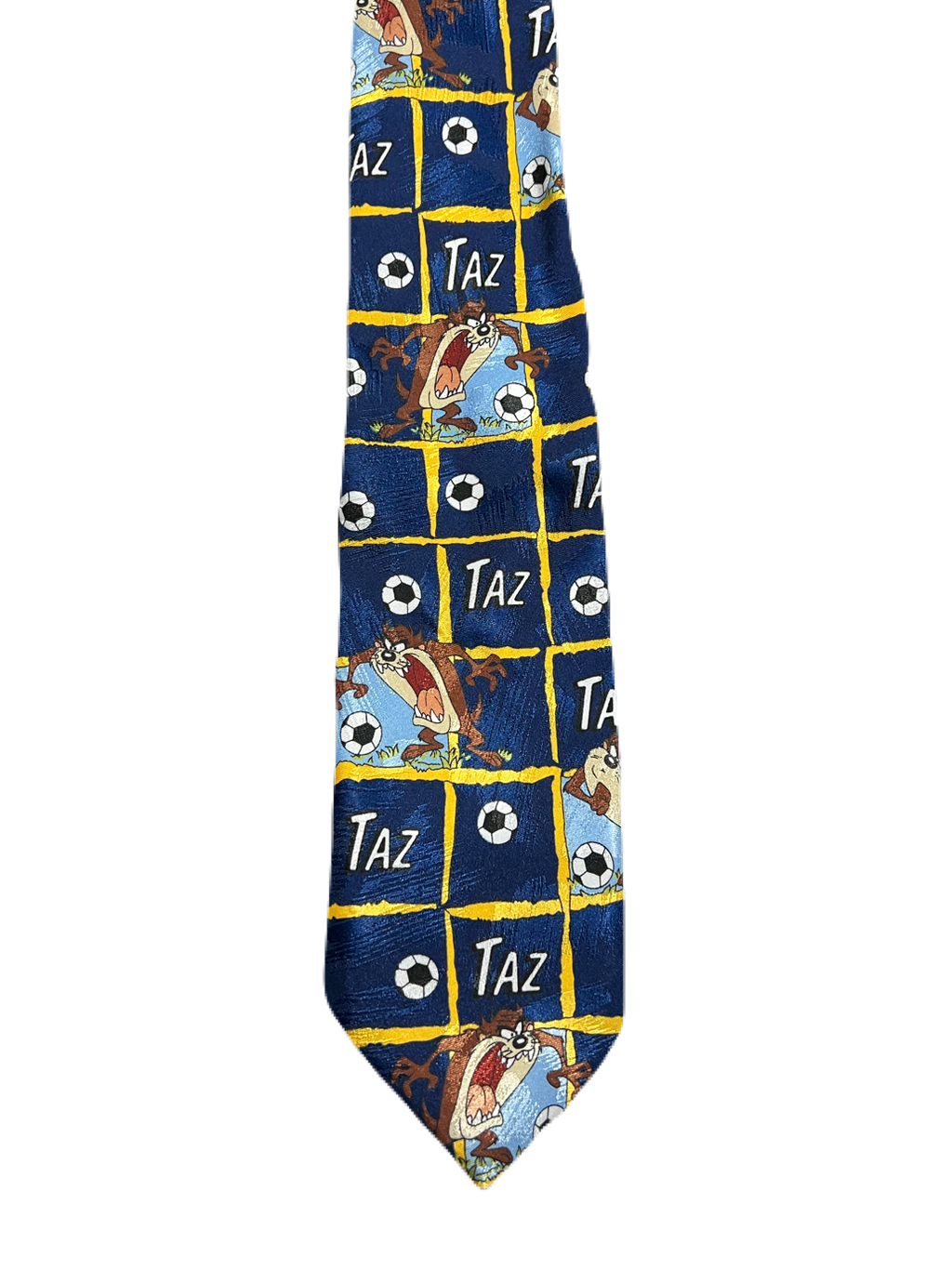 Looney Tunes Taz playing Football Tie