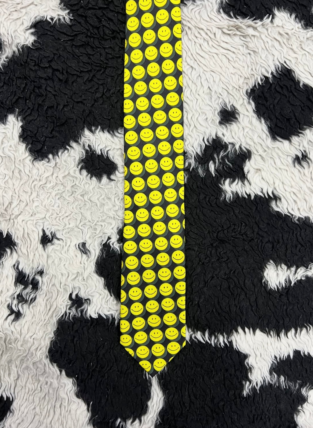 F&F Smiley Faces Tie