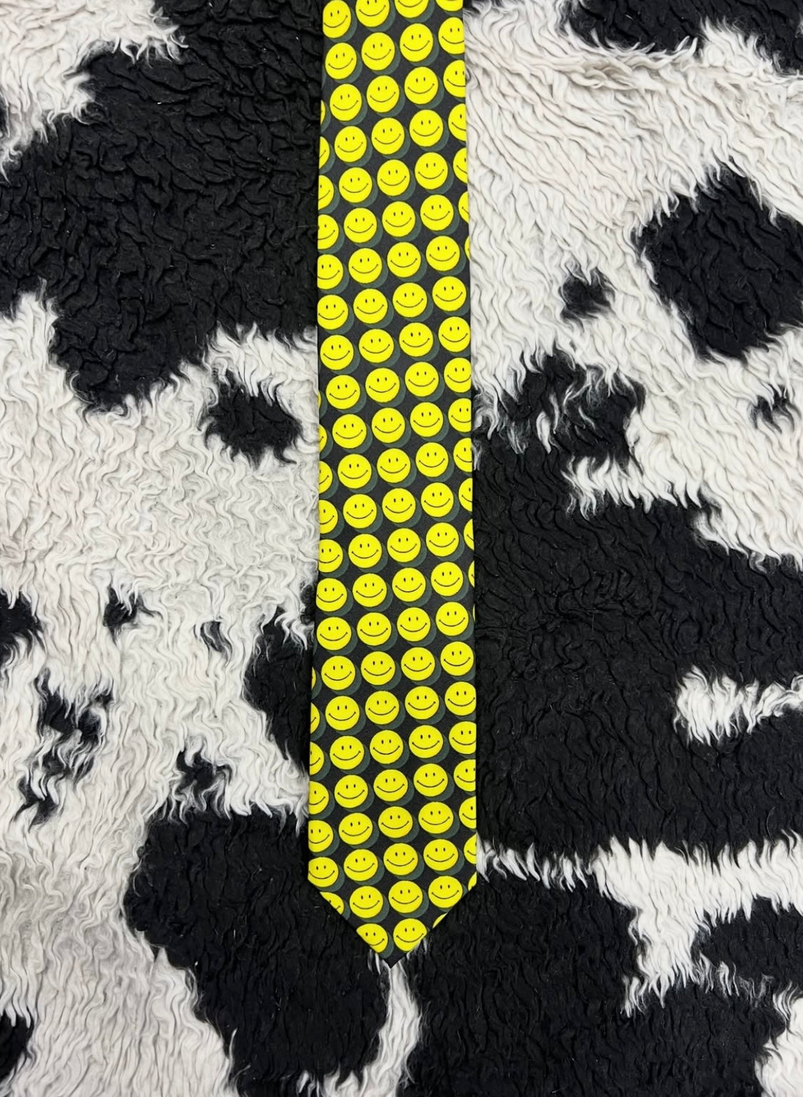 F&F Smiley Faces Tie