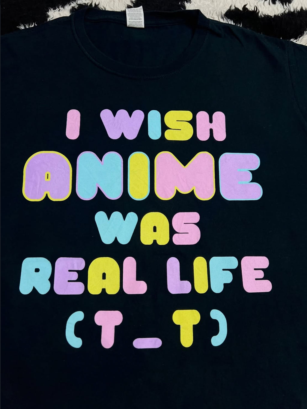 "I wish Anime was real" Tee (Medium / Large)