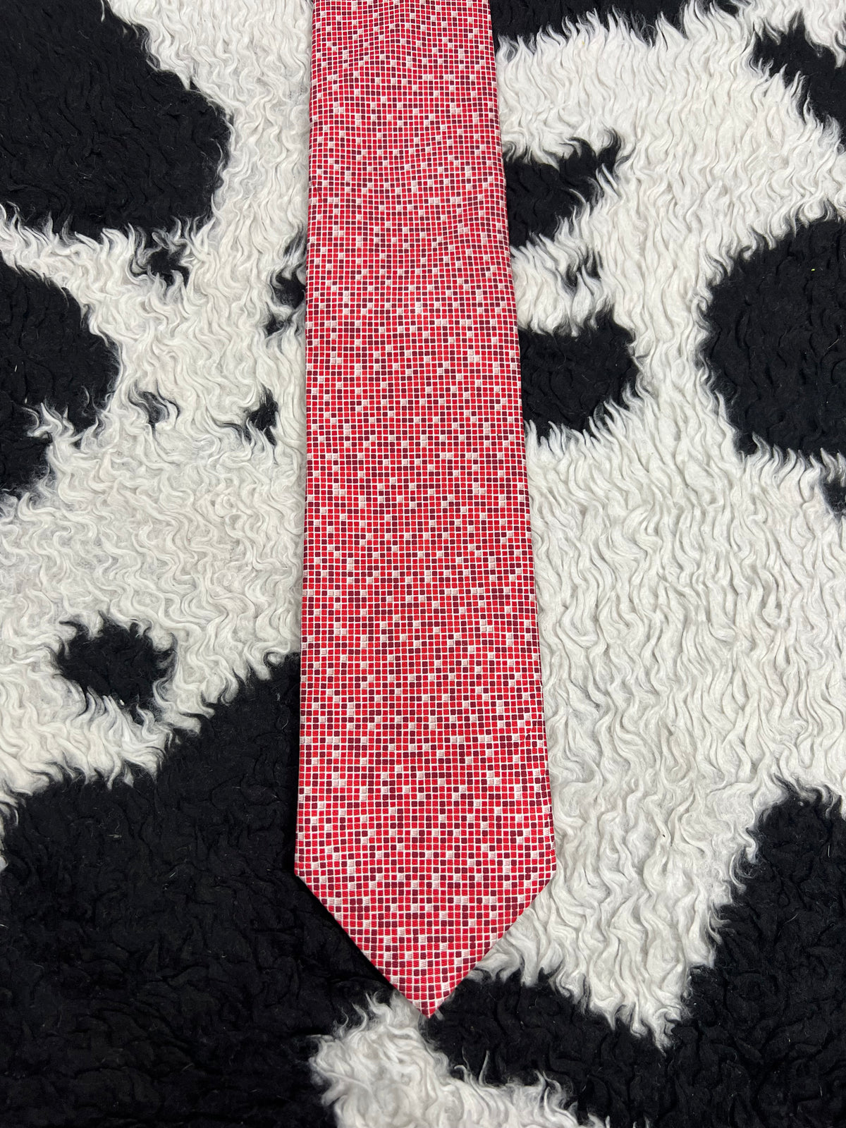 Tie Rack Red Tiles Tie