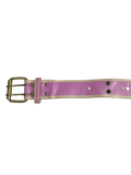 Pink & Beige Double Hole Belt