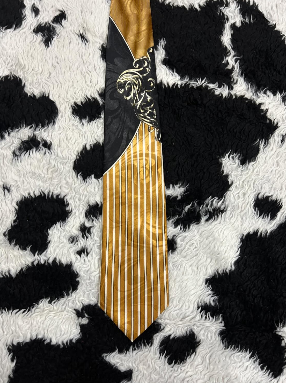 Da Ciro Black & Gold Tie