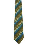 Folkespeare Green Embroidered Tie