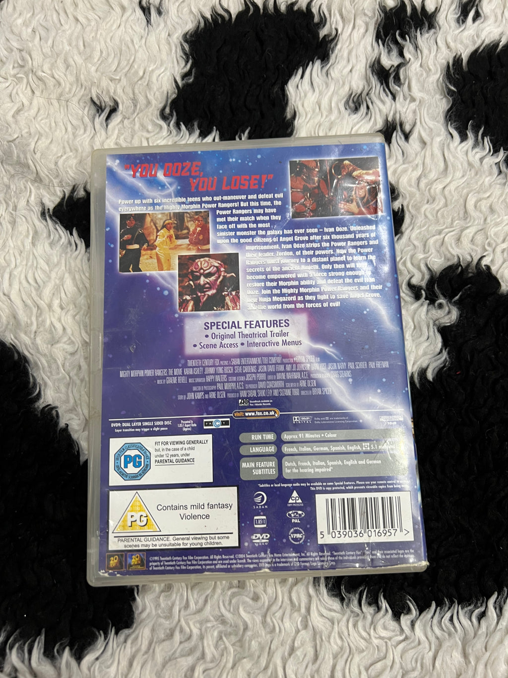 Power Rangers - The Movie DVD