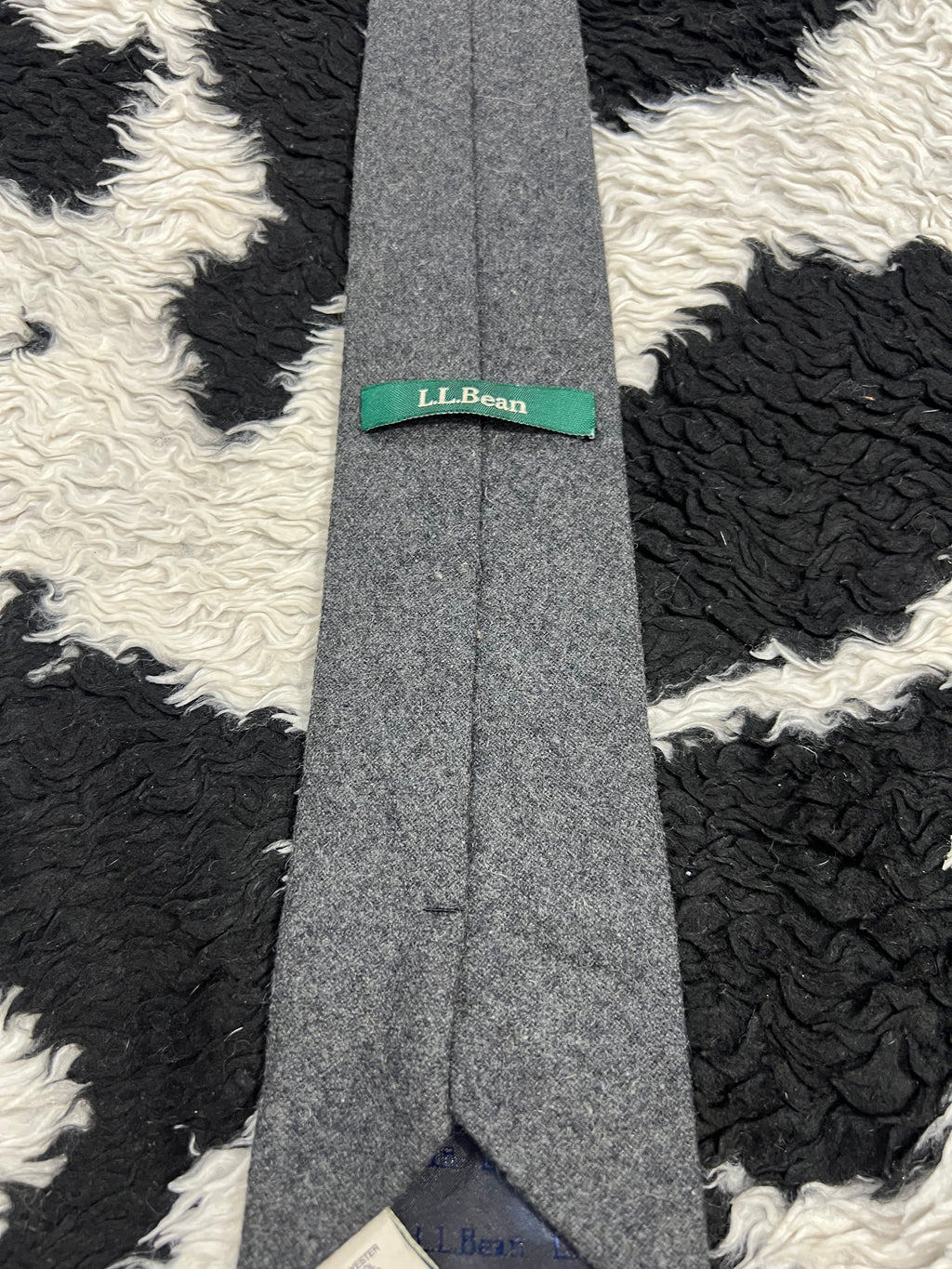 Grey Wool Tie