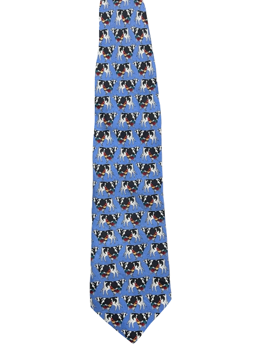 Cows & Roosters Tie