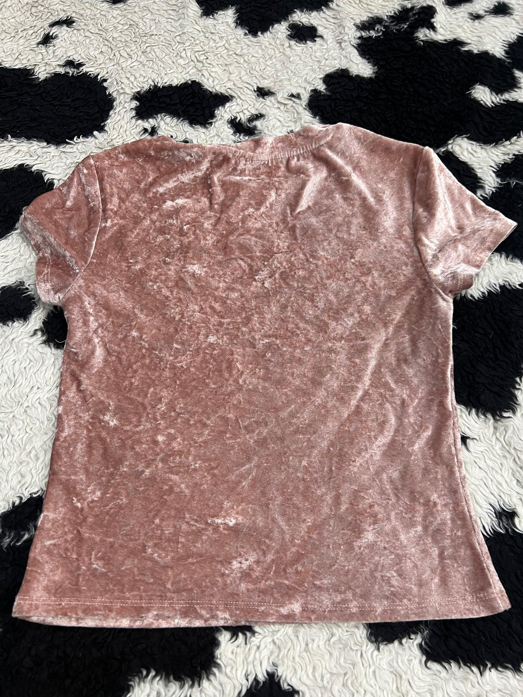 H&M "Pass the tissues, We all got issues" Velvet Top