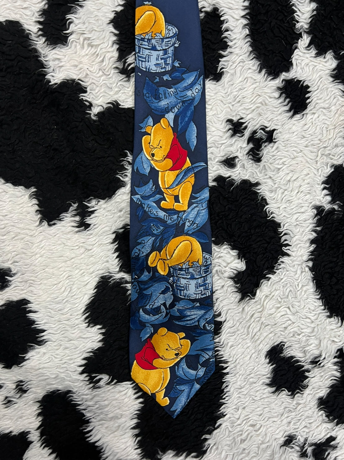 Winnie the Pooh in Basket Tie
