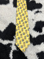 Clocks Graphic Tie