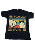 Best Cat Dad Ever Tee (Large)