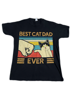 Best Cat Dad Ever Tee (Large)