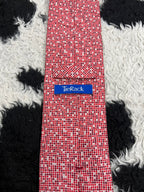 Tie Rack Red Tiles Tie