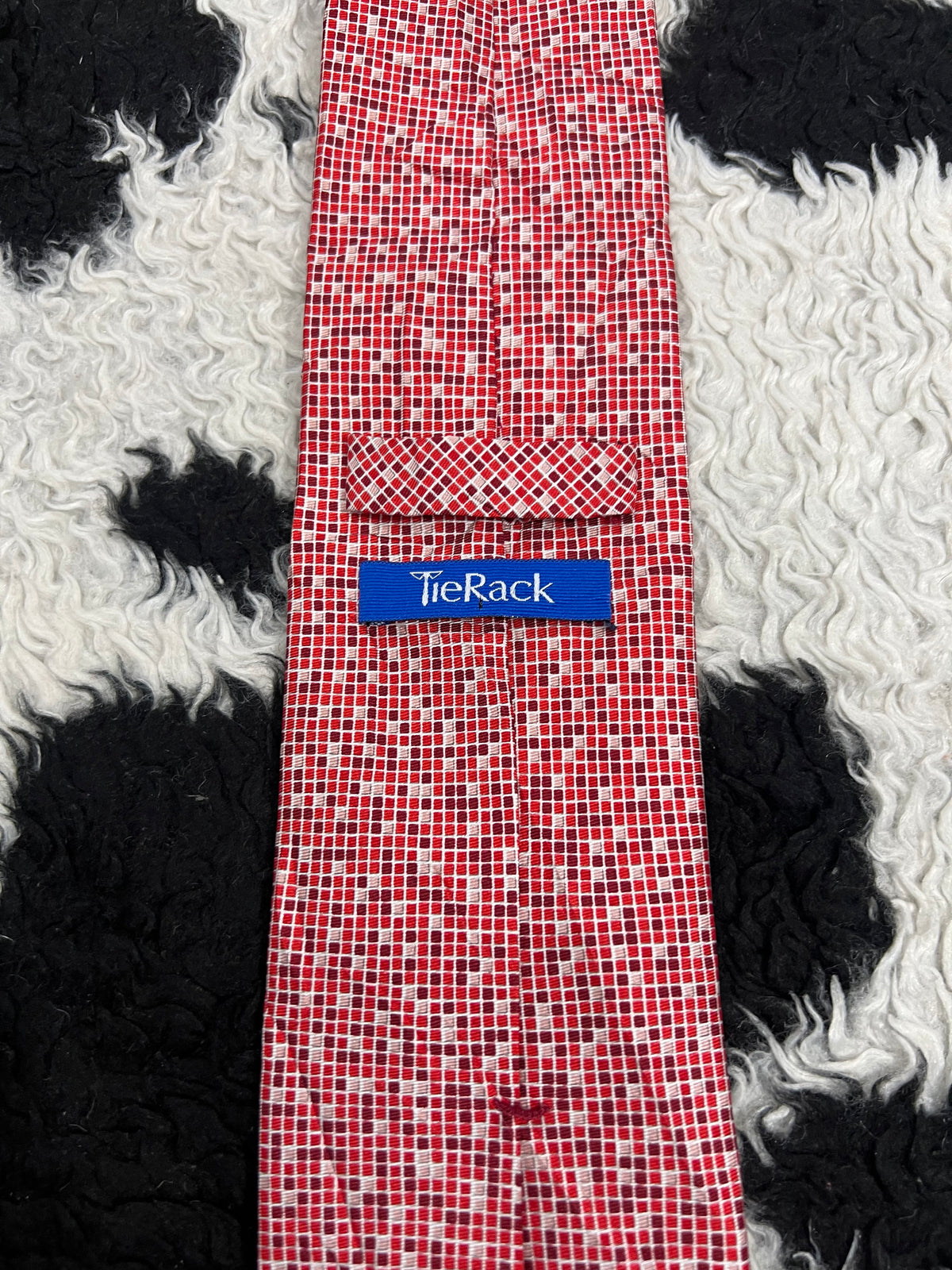 Tie Rack Red Tiles Tie