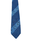 Double-Shaded Blue Paisley Tie