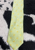 Green & Yellow Dotted Tie