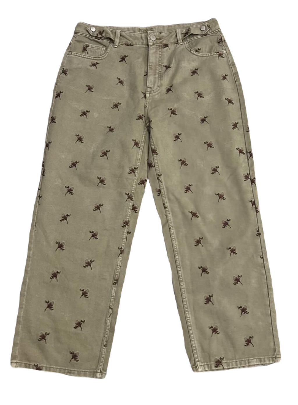 Hoss Floral Embroidered Denims (Waist 32-34)