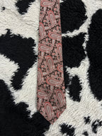 Tootal Paisley Red & Brown Embroidered Tie