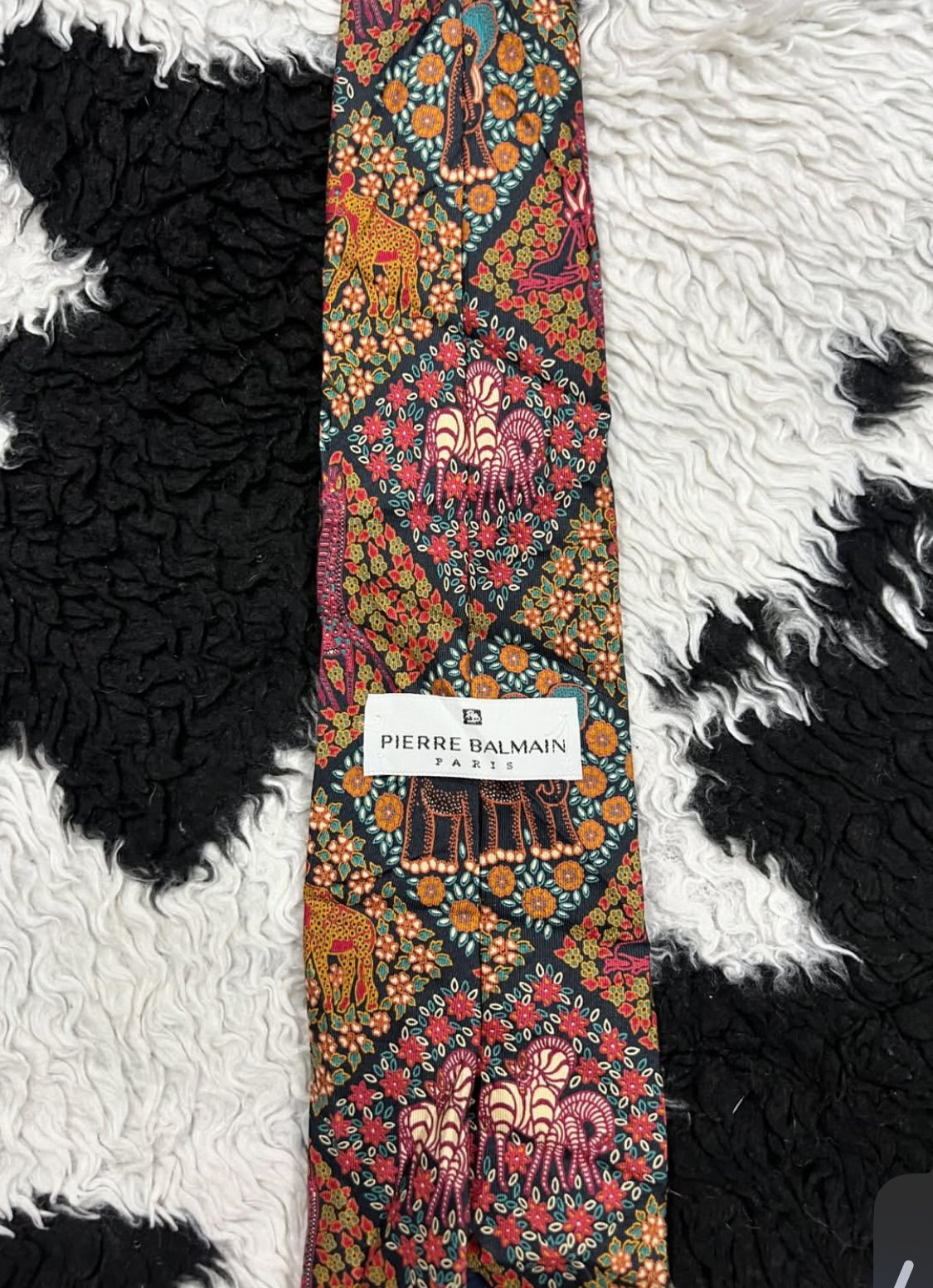 Pierre Balmain Elephants Tie