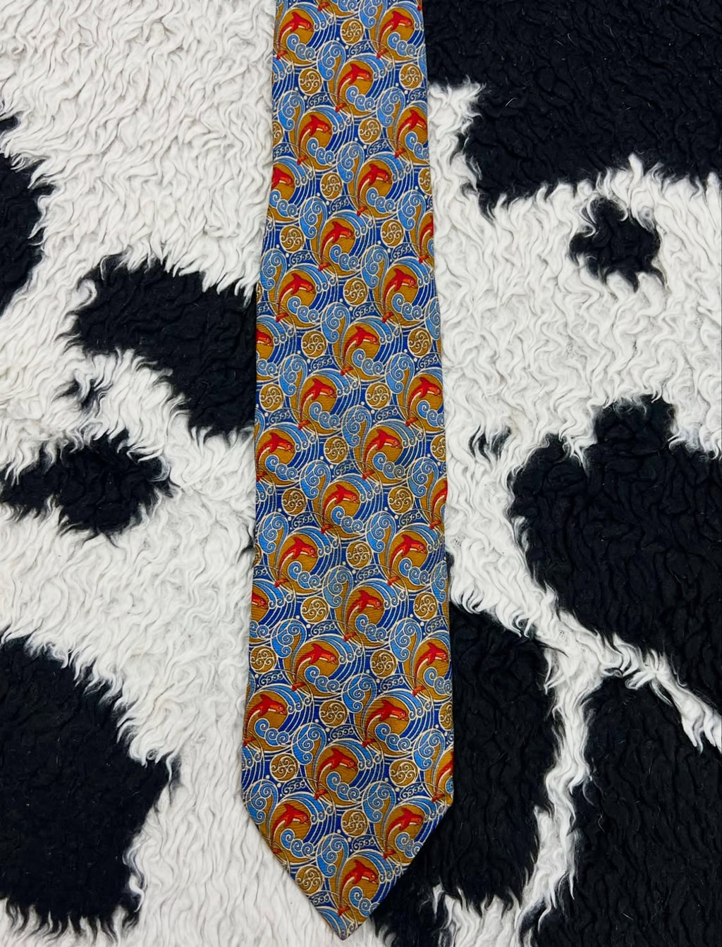 Dolphins & Waves Tie