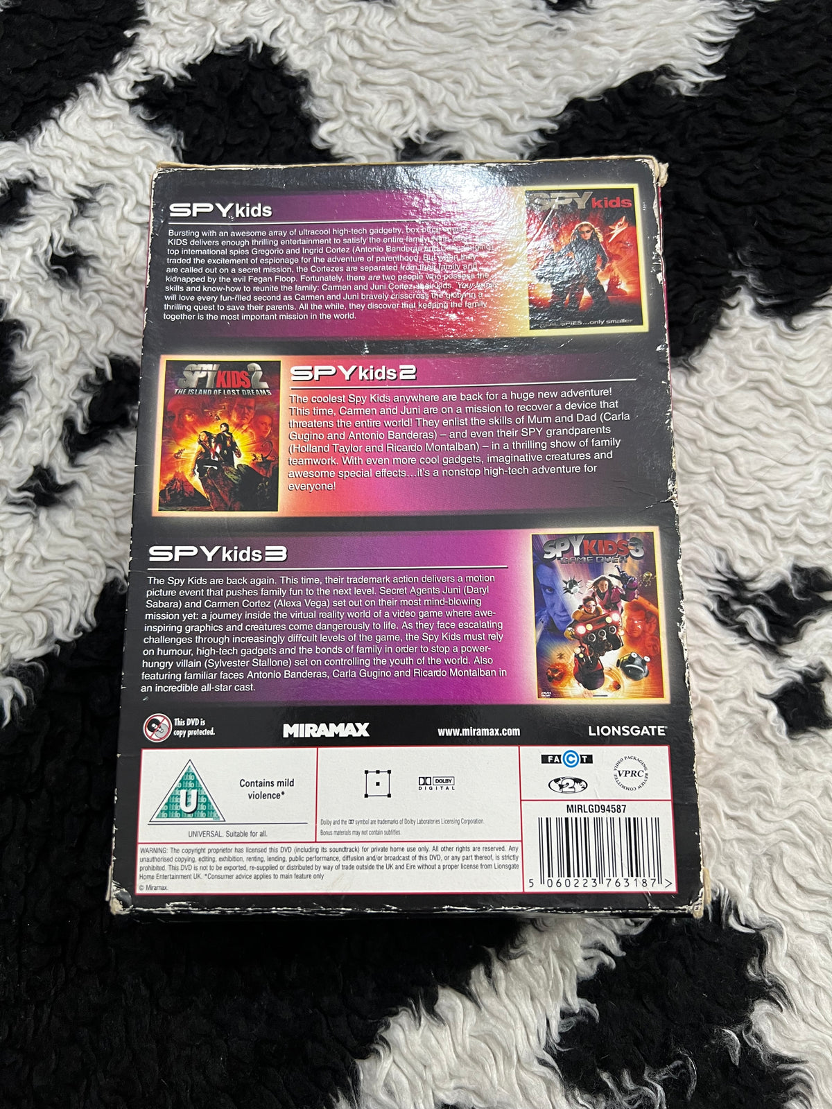 The Spy Kids Trilogy - 3 Disc DVD Set