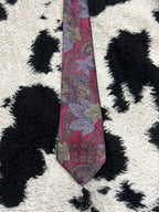 Rael Brook Paisley & Leaves Embroidered Tie