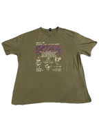 Grunge Army Green Tee (Large / Extra Large)