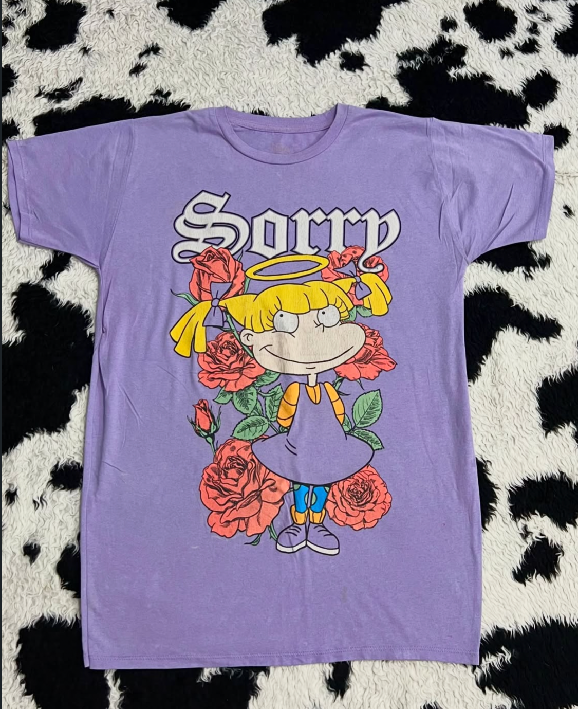 Rugrats Angelica Pickles "Sorry Not Sorry" Tee (Medium)