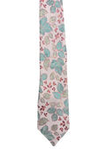 Rinaldo Pink Leaves Tie