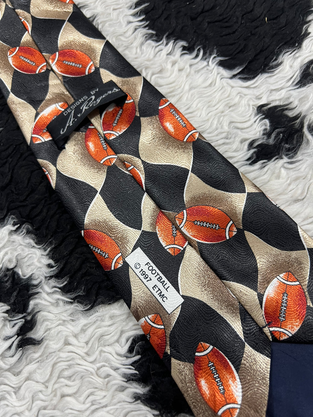 Vintage 1997 Football Tie