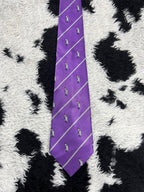 Embroidered Knight Tie