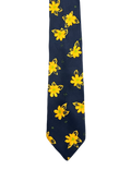 Blue & Yellow Flowers Tie