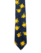 Blue & Yellow Flowers Tie