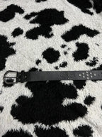 Studded Beaded Black Belt