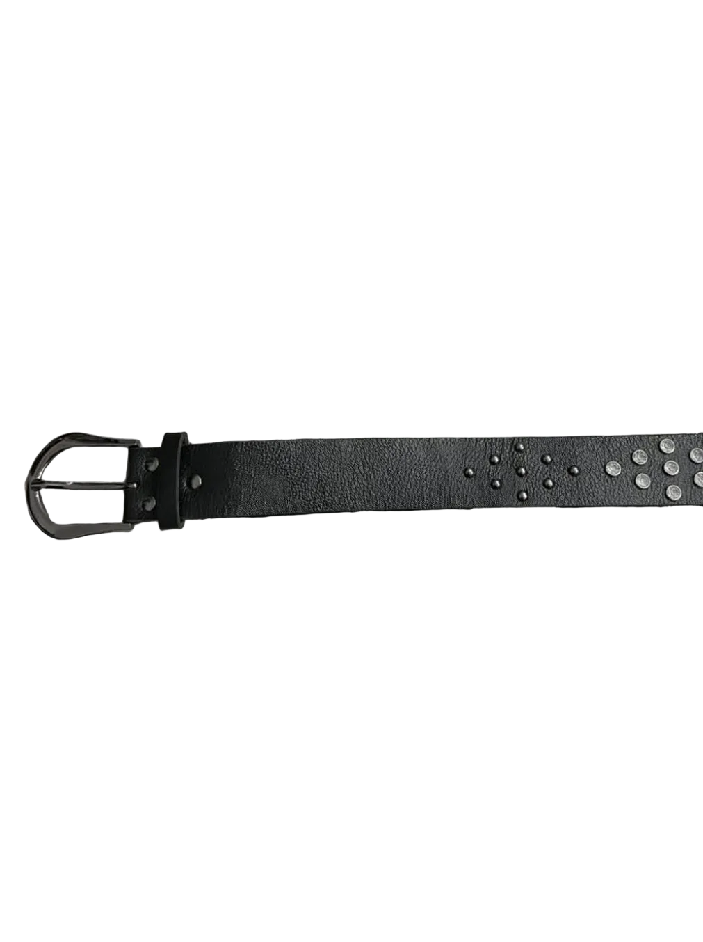 Studded Beaded Black Belt