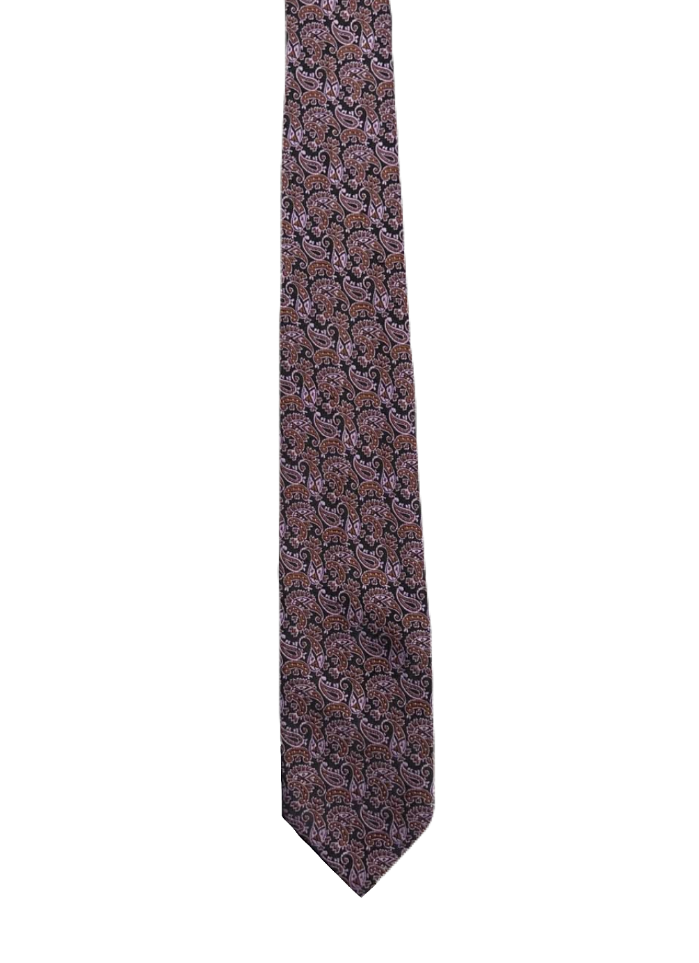 Pink & Blue Paisley Tie