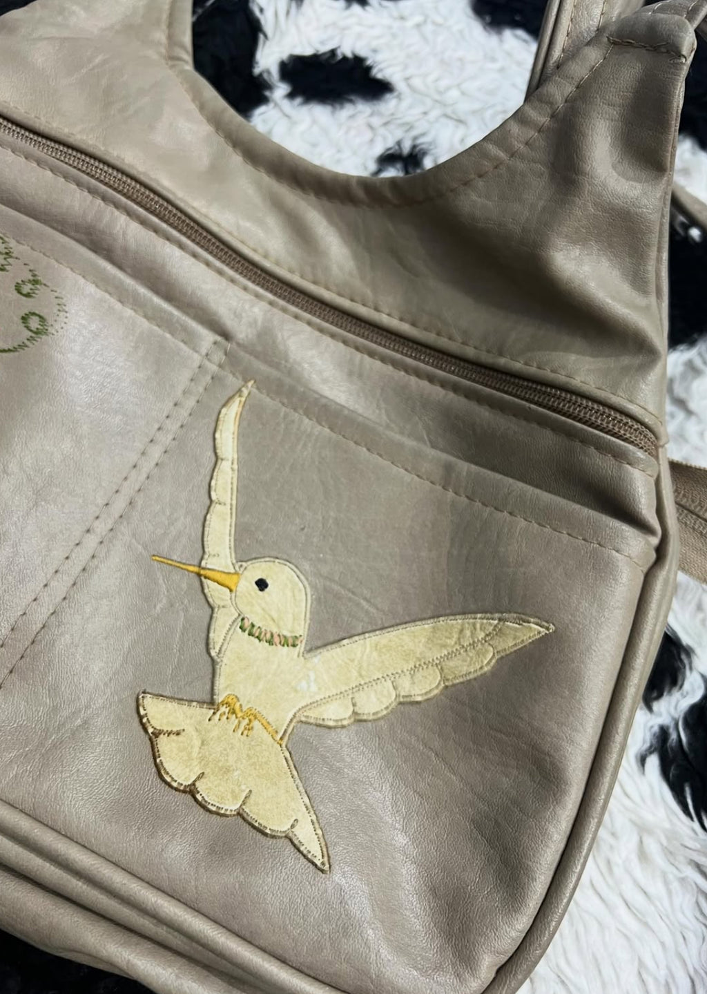 Hummingbird & Flower Bag