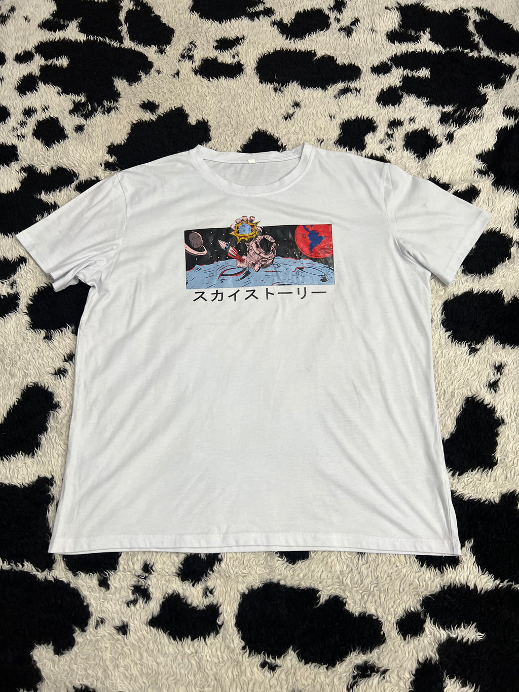 Japanese "Sky Story" Astronaut Tee (Extra Large)