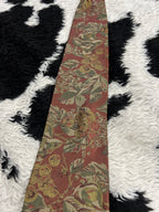 Henley Fully Embroidered Vines Tie