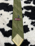 Velducci Green Embroidered Tie