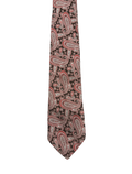 Tootal Paisley Red & Brown Embroidered Tie