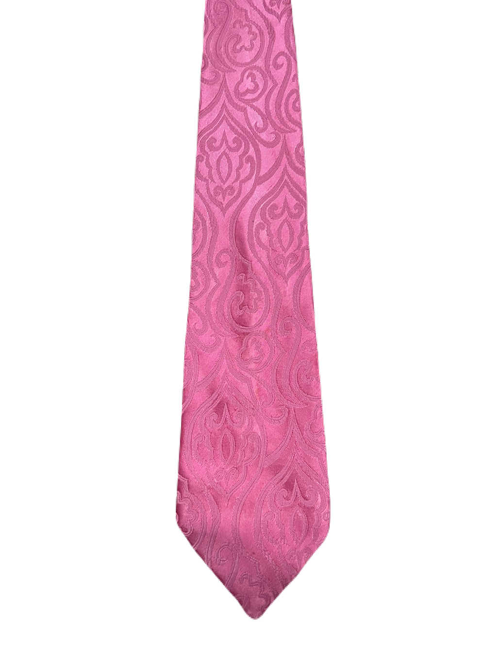 Pink Embroidered Tie