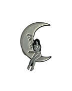 Woman & Moon Hugging Pin