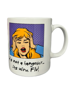 Wine Flu Hangover Pop Art Mug