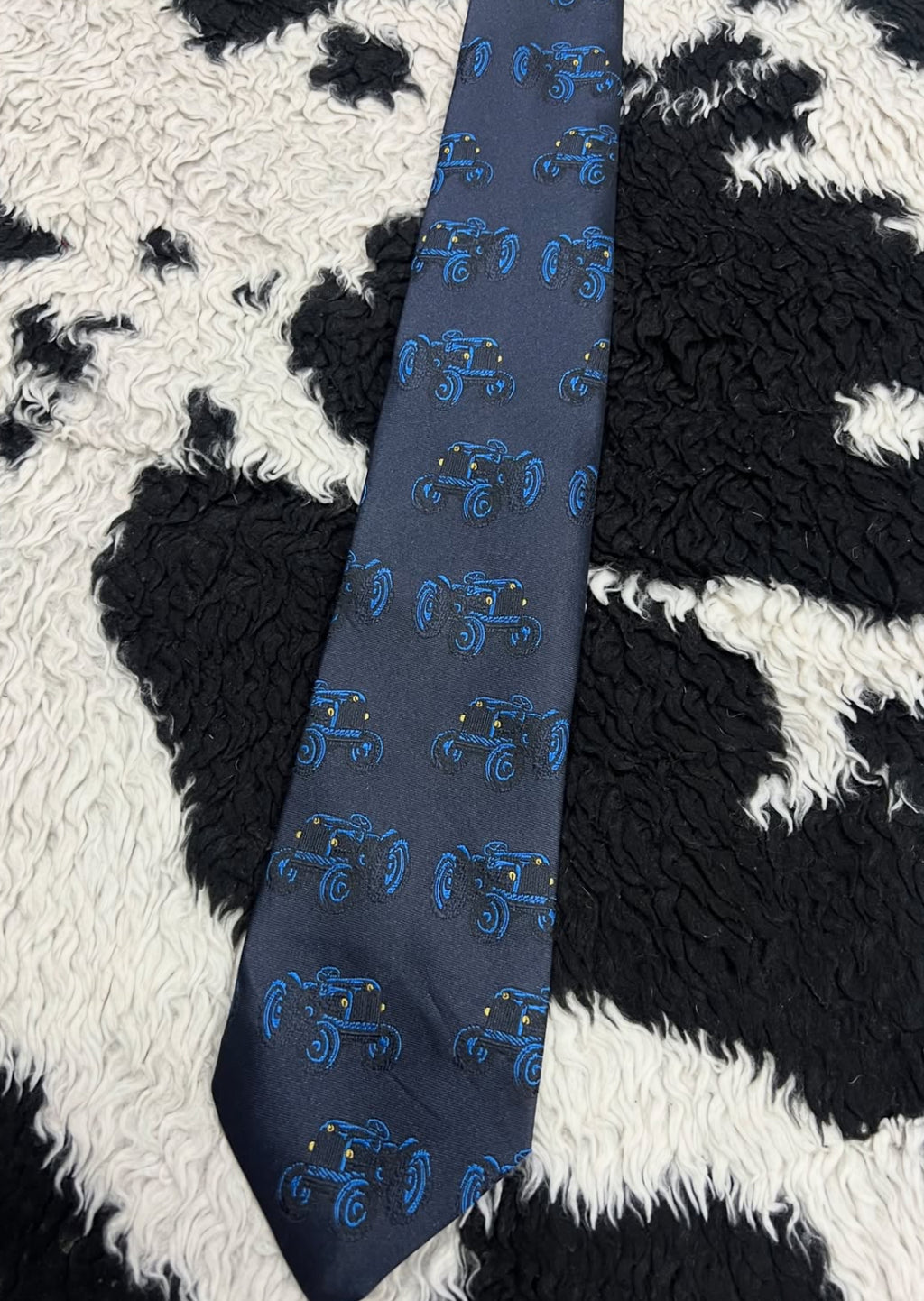 Embroidered Tractor Tie