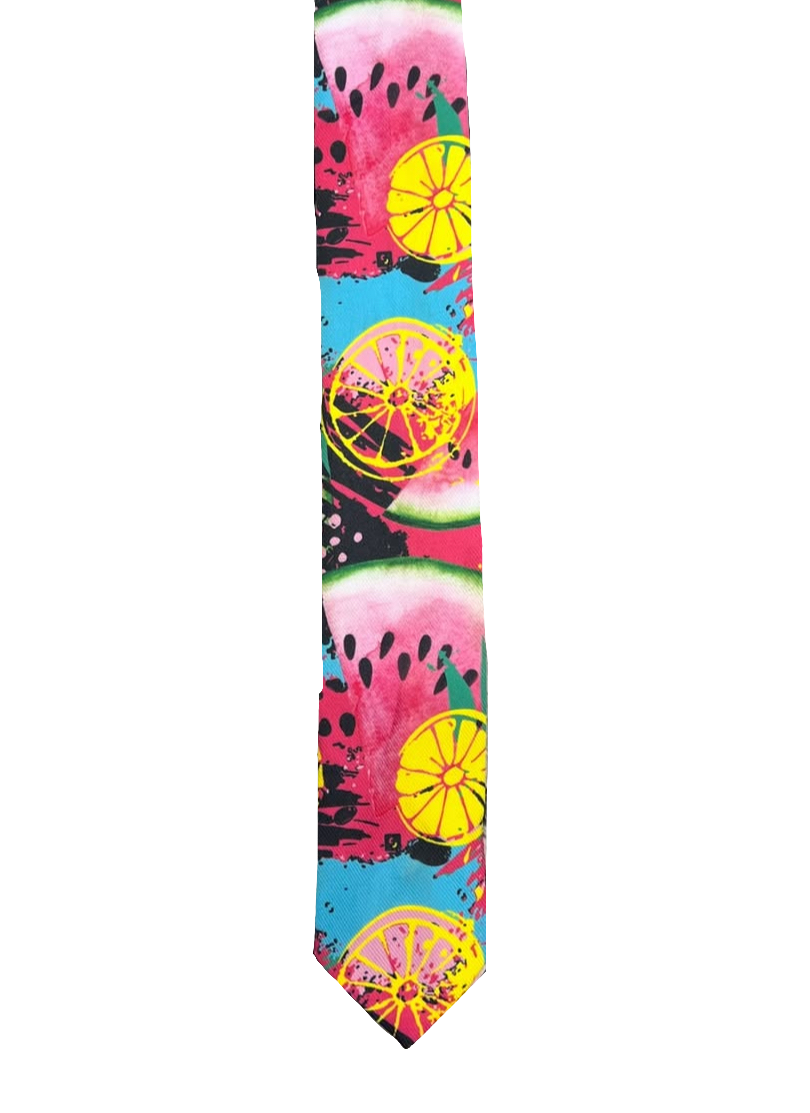 Watermelon Summer Narrow Tie