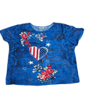 y2k Americana Heart Tee (Extra Large)