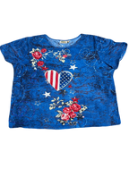y2k Americana Heart Tee (Extra Large)